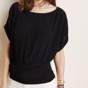Anthropologie black dolman top
